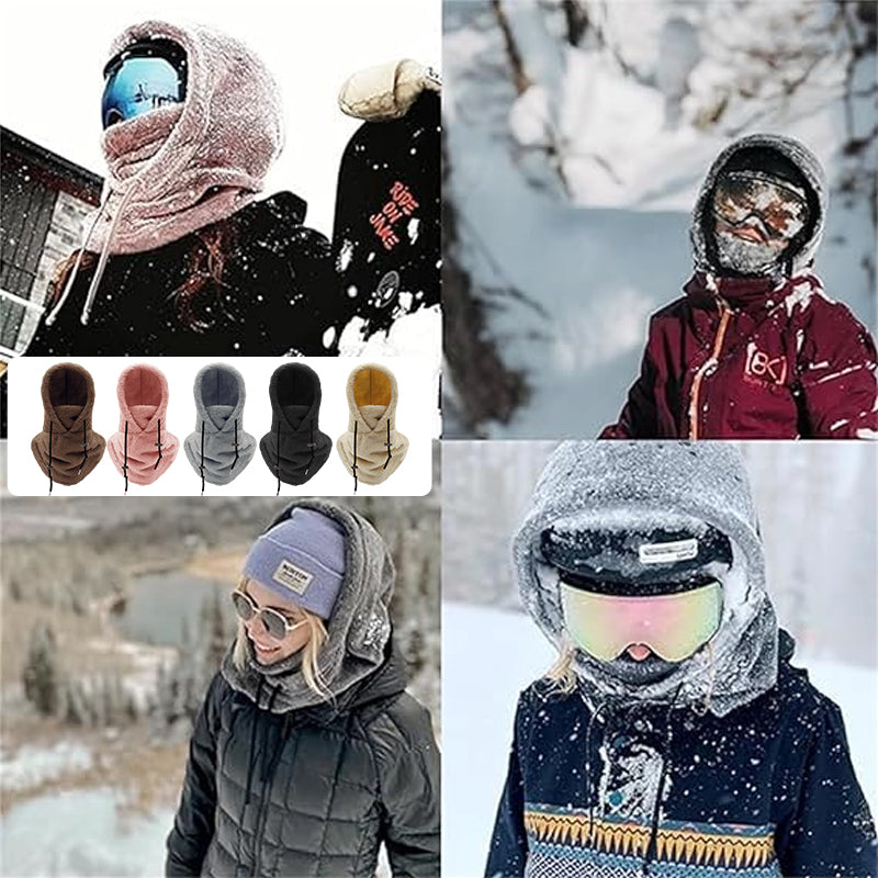 Arctic | Sherpa-Lined Ski Mask – Adjustable, Warm & Full Face Protection