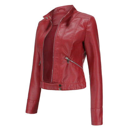 Everly | Women's Fitted Leather Jacket – Sleek & Chic Wardrobe Essential