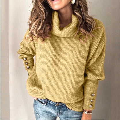 Sidney | Women's Soft Knit Turtleneck Sweater – Classic, Comfortable & Trendy