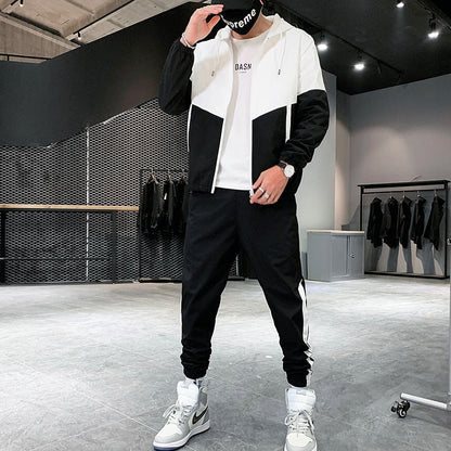 Louie | Men's Zip-Up Hoodie & Track Pants Set – Relaxed Fit & Sporty Design