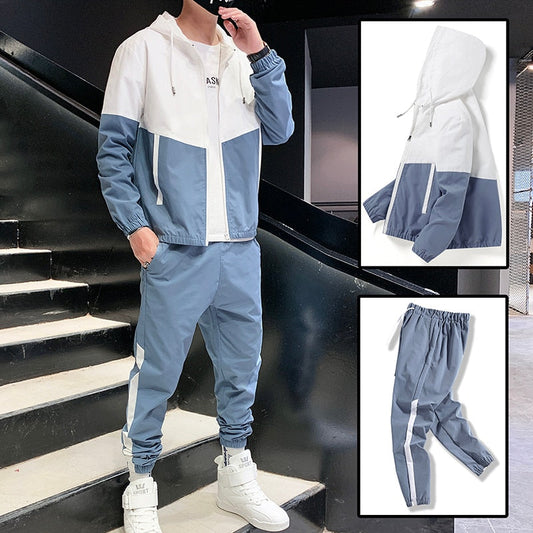 Louie | Men's Zip-Up Hoodie & Track Pants Set – Relaxed Fit & Sporty Design