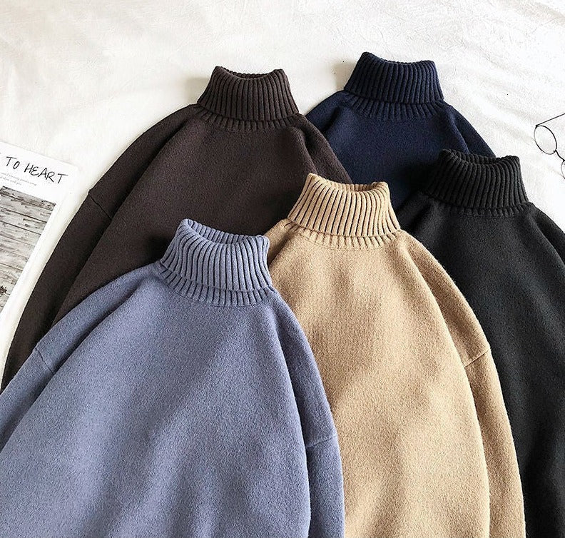 Alec | Men's Classic Turtleneck Sweater – Sleek, Warm & Timelessly Stylish