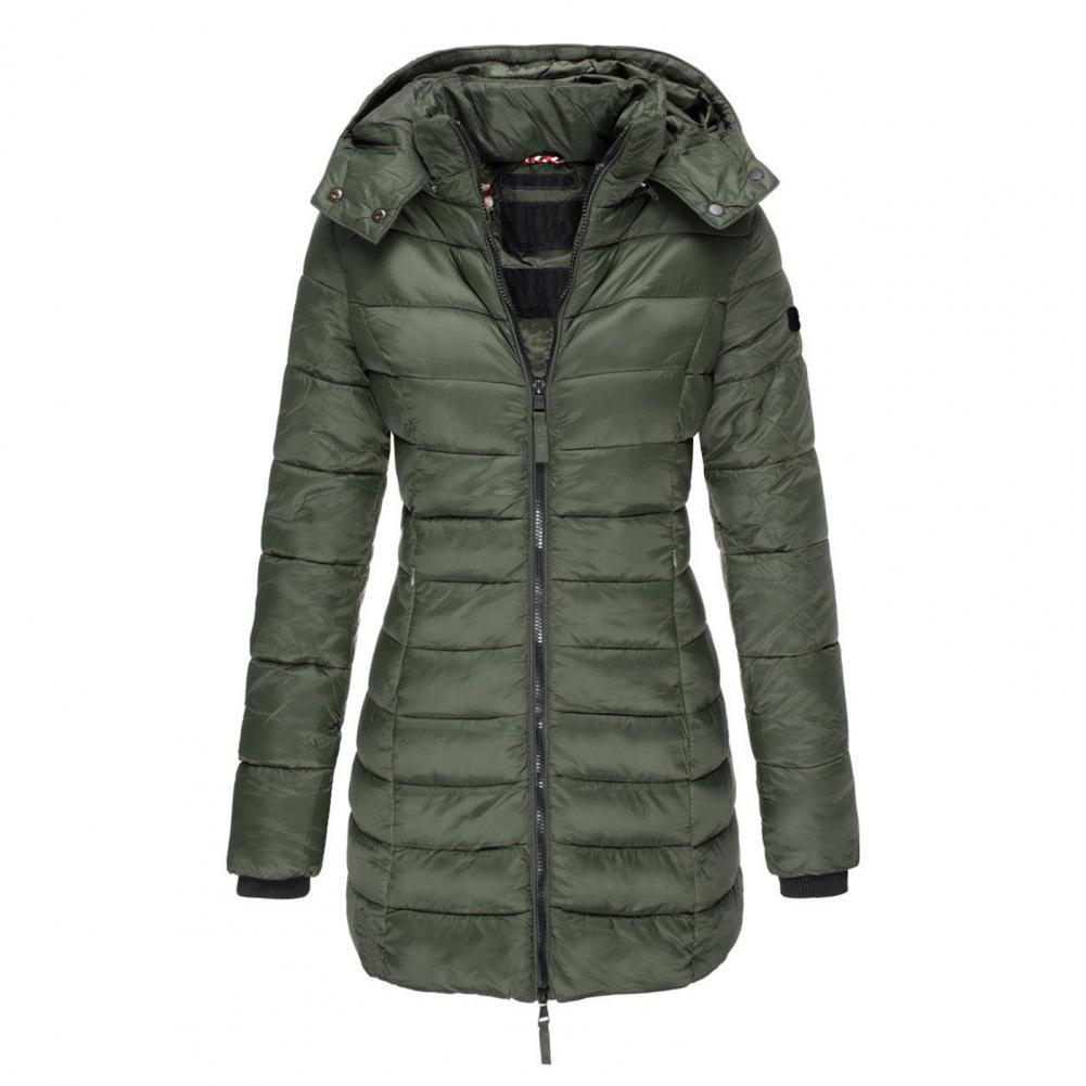 Catherine | Women's Mid-Length Quilted Coat – Windproof, Elegant & Insulated