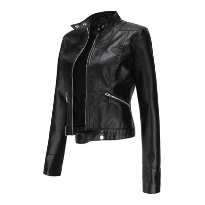 Everly | Women's Fitted Leather Jacket – Sleek & Chic Wardrobe Essential