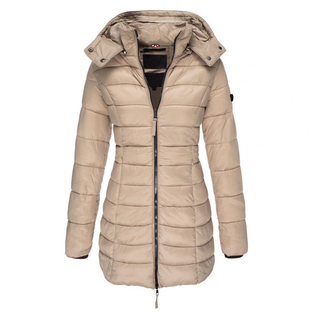 Catherine | Women's Mid-Length Quilted Coat – Windproof, Elegant & Insulated