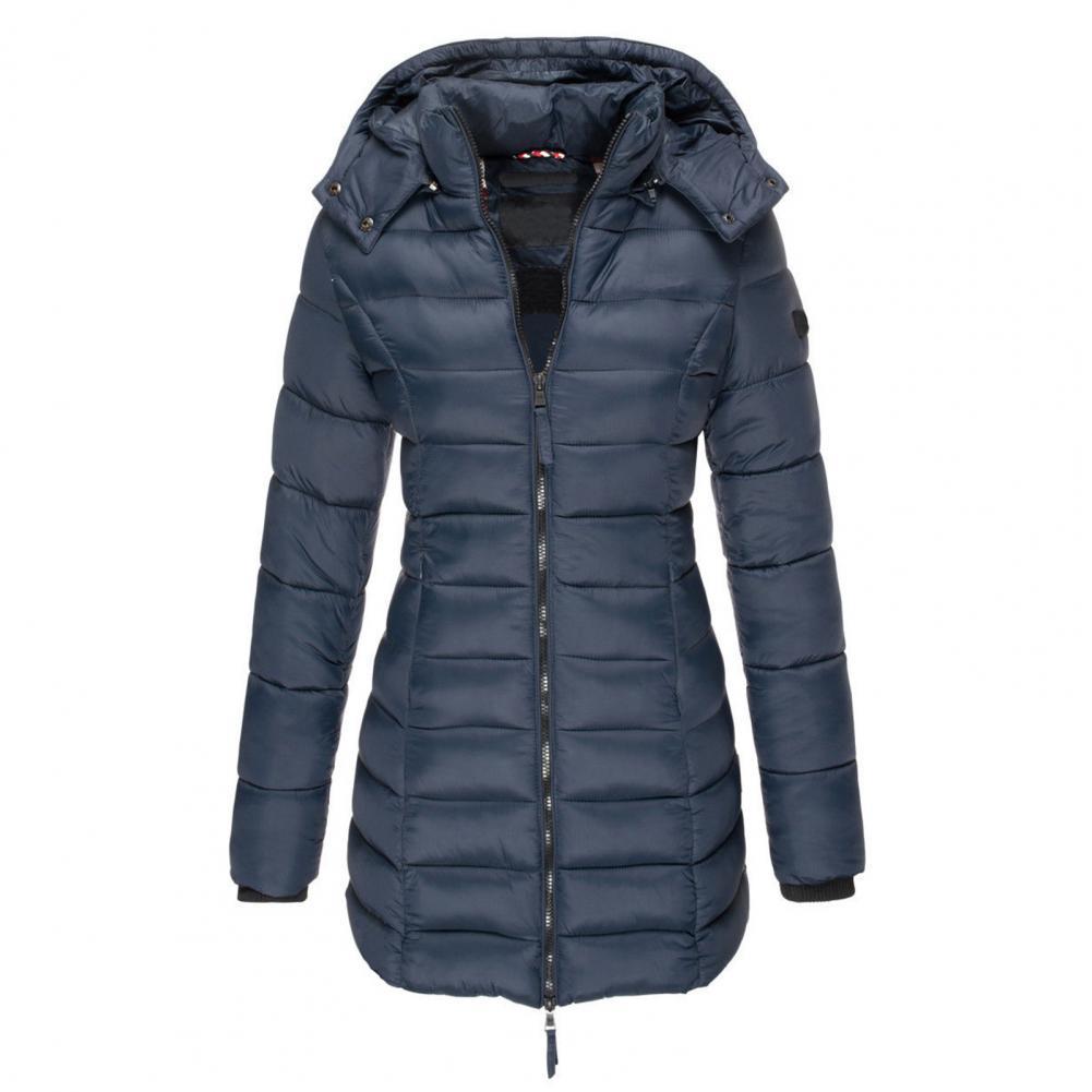 Catherine | Women's Mid-Length Quilted Coat – Windproof, Elegant & Insulated