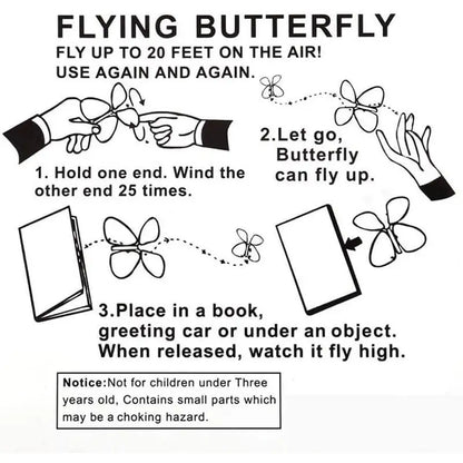 Oakley | Magic Flying Butterflies - Surprise Gift for Cards and Books