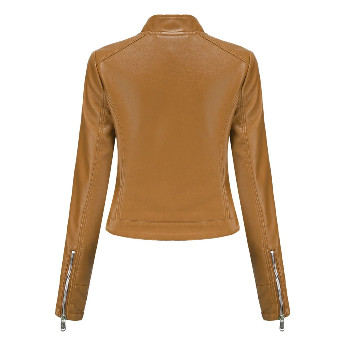 Everly | Women's Fitted Leather Jacket – Sleek & Chic Wardrobe Essential