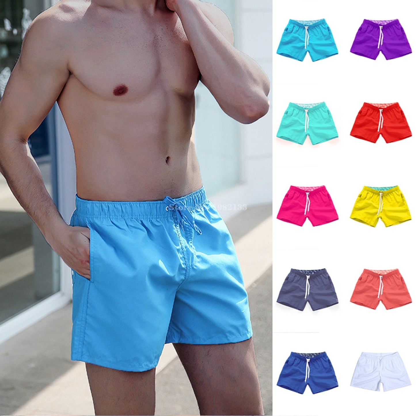 Jaxton | Men's Swim Trunks – Breathable, Stretchy & Ideal for Swimming or Lounging