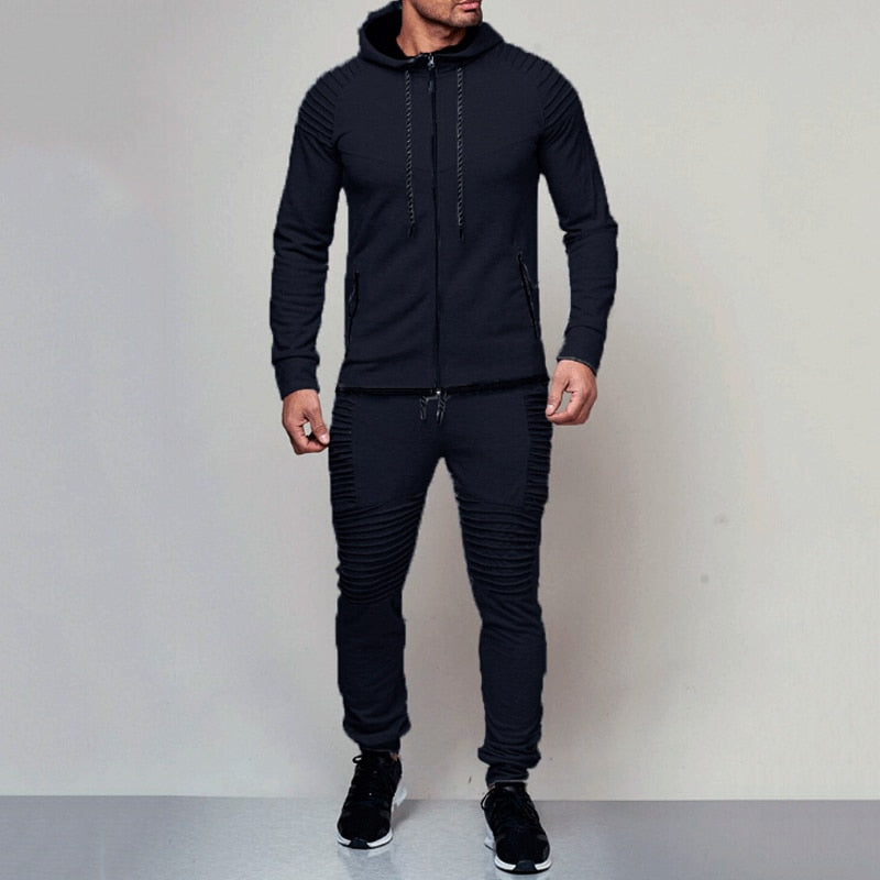 Magnus | Men's Fitted Hoodie & Jogger Set – Lightweight, Breathable & Athletic