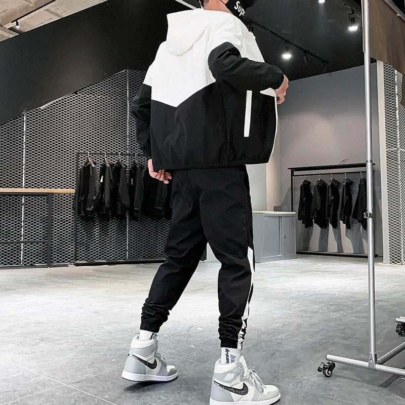 Louie | Men's Zip-Up Hoodie & Track Pants Set – Relaxed Fit & Sporty Design