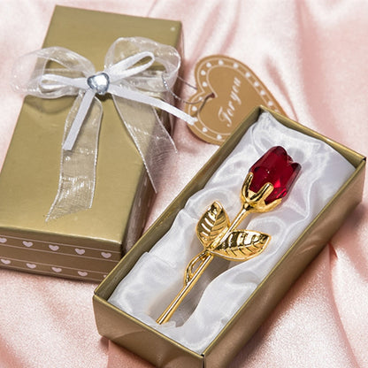 Trinity | Elegant Glass Rose – Timeless Valentine’s Gift with Beautiful Gift Box