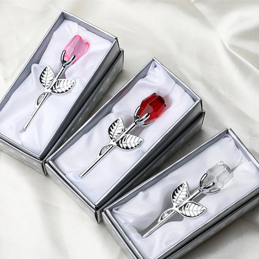 Trinity | Elegant Glass Rose – Timeless Valentine’s Gift with Beautiful Gift Box