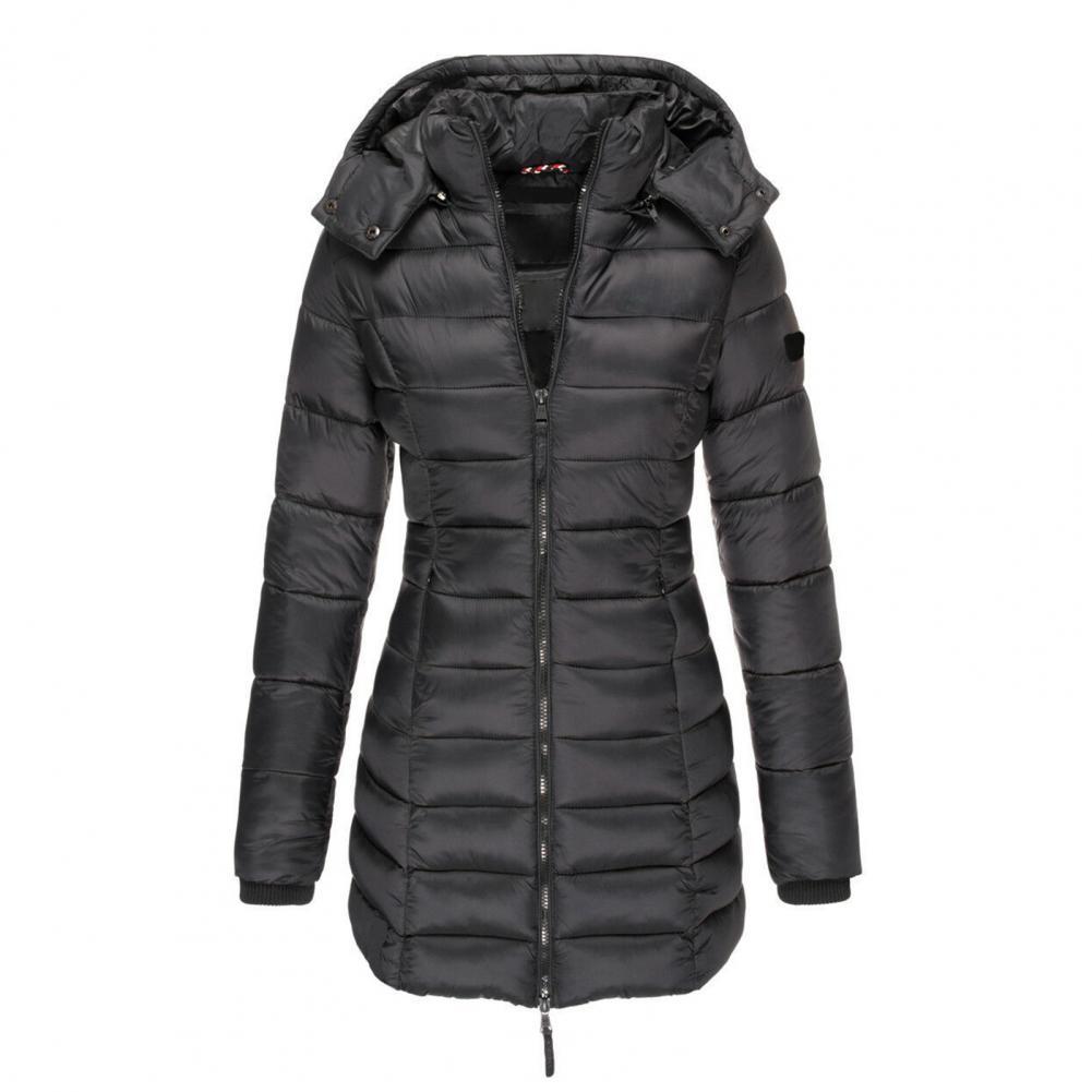 Catherine | Women's Mid-Length Quilted Coat – Windproof, Elegant & Insulated