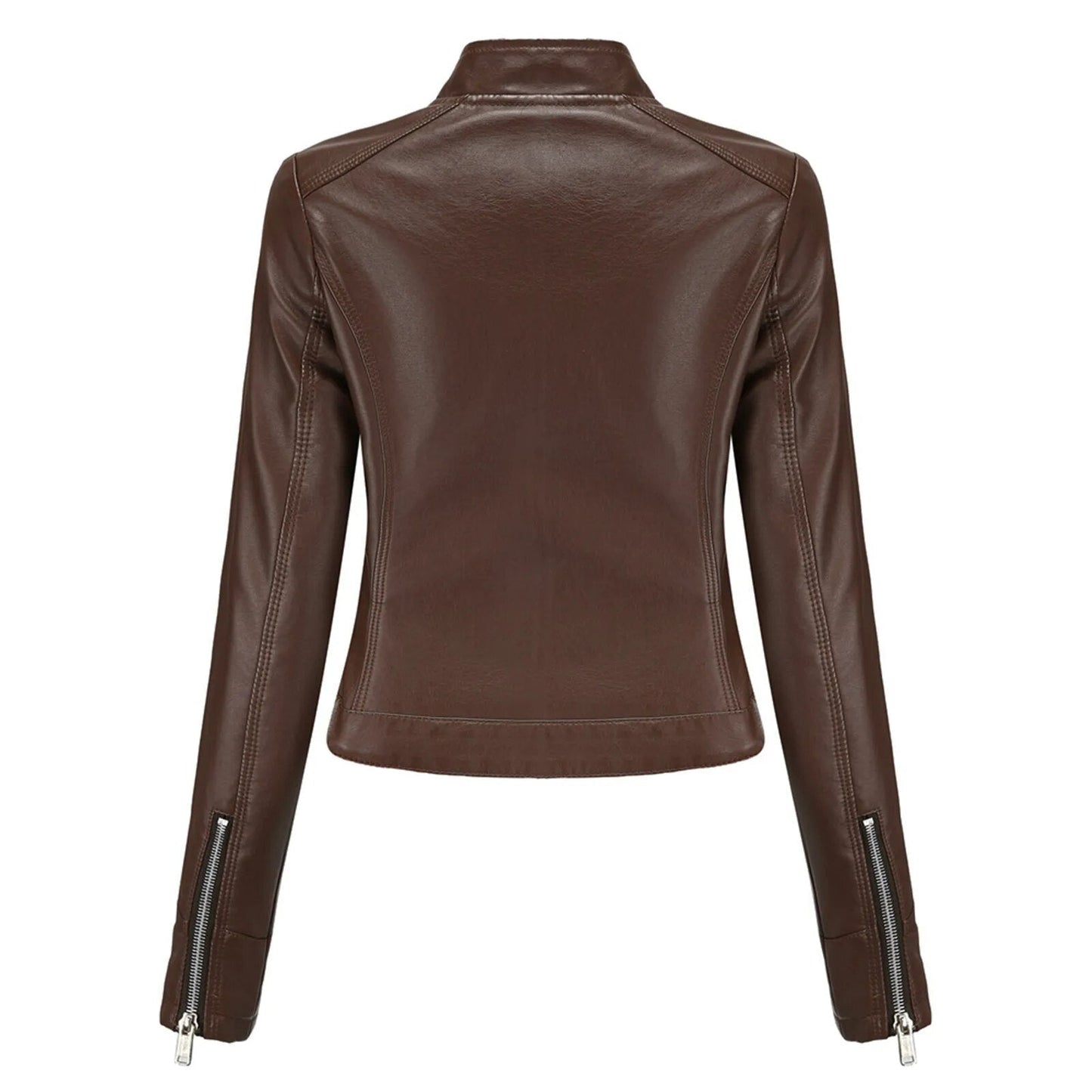 Everly | Women's Fitted Leather Jacket – Sleek & Chic Wardrobe Essential