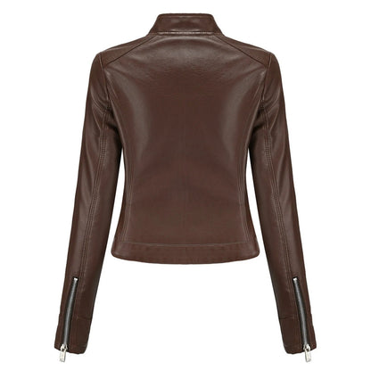 Everly | Women's Fitted Leather Jacket – Sleek & Chic Wardrobe Essential