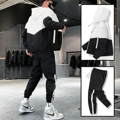 Louie | Men's Zip-Up Hoodie & Track Pants Set – Relaxed Fit & Sporty Design