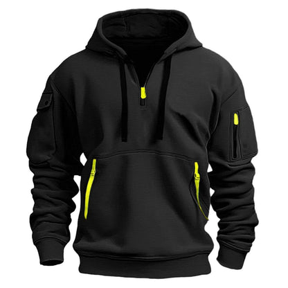 Milo | Men's Stylish Multi-Pocket Hoodie - Casual & Active Wear