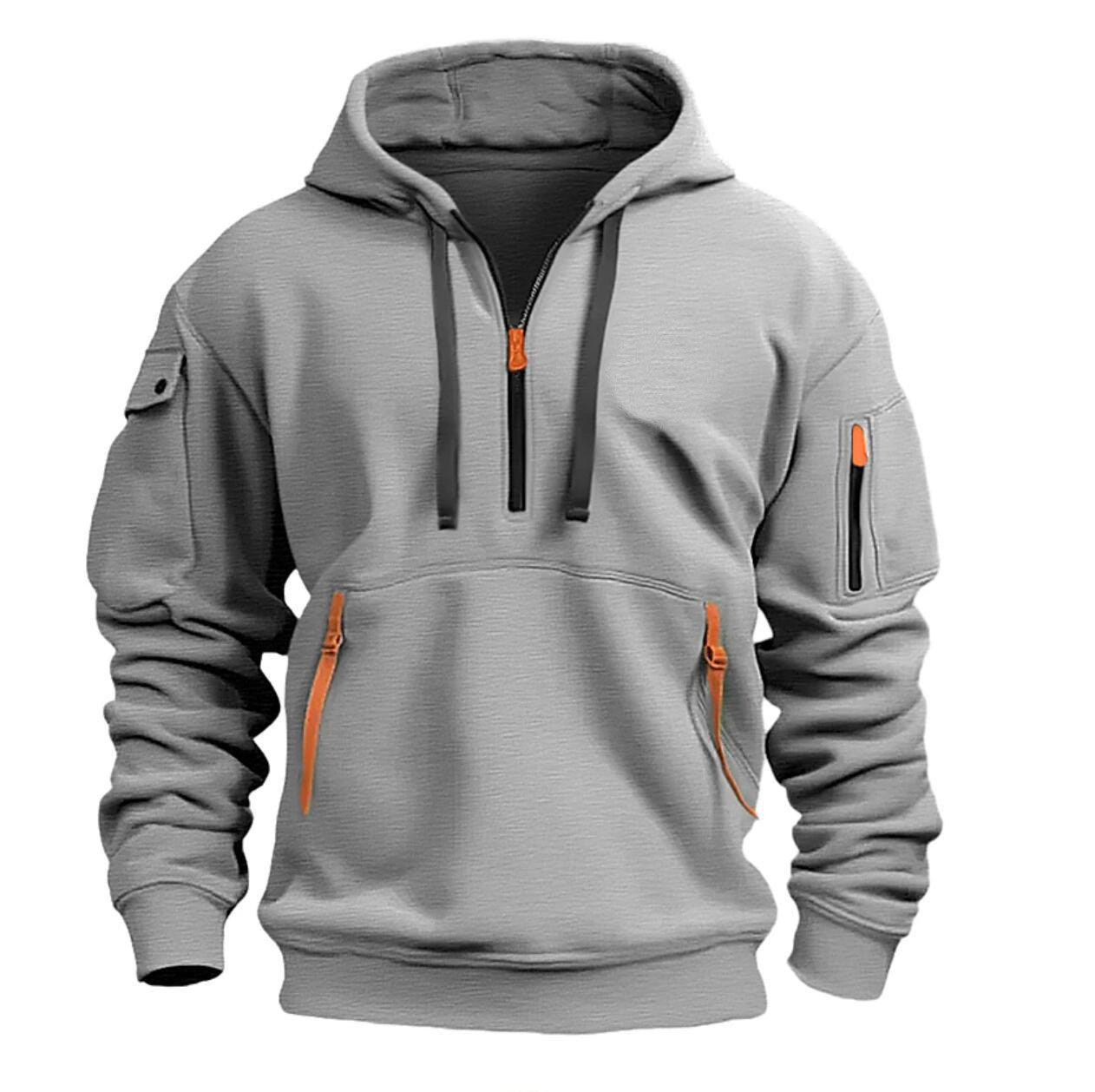 Milo | Men's Stylish Multi-Pocket Hoodie - Casual & Active Wear