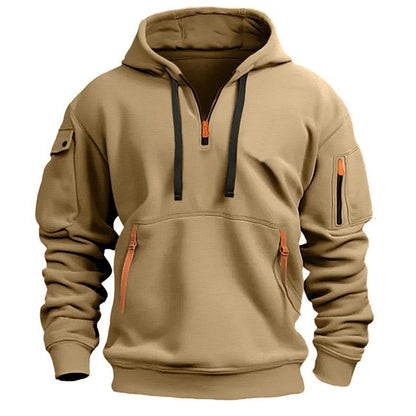 Milo | Men's Stylish Multi-Pocket Hoodie - Casual & Active Wear