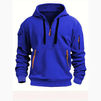 Milo | Men's Stylish Multi-Pocket Hoodie - Casual & Active Wear