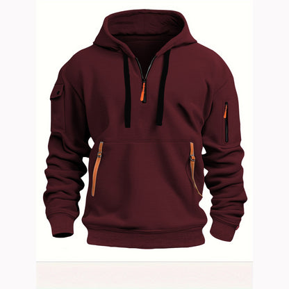 Milo | Men's Stylish Multi-Pocket Hoodie - Casual & Active Wear