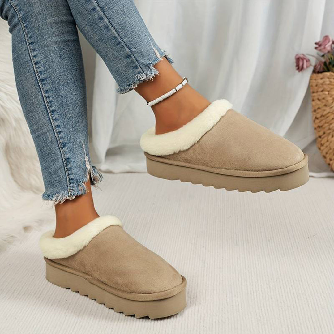 Daphne | Women's Cozy Winter Slippers - Plush Lined Slip-On for Warmth