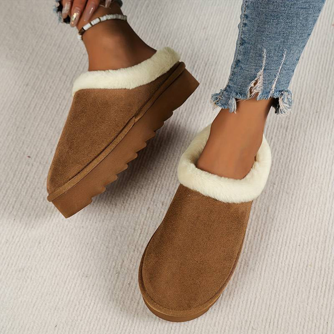 Daphne | Women's Cozy Winter Slippers - Plush Lined Slip-On for Warmth