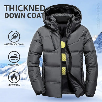 Darren | Men's Waterproof Down Ski Jacket – Warm, Windproof & Adventure-Ready