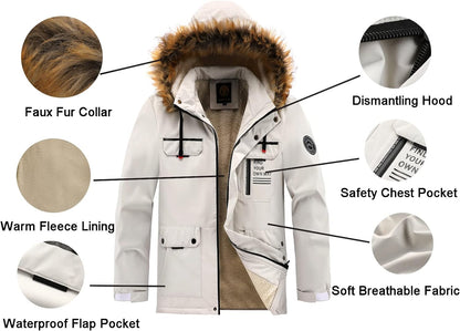 Sven | Men's Winter Parka with Fleece Lining – Stormproof, Insulated & Cozy