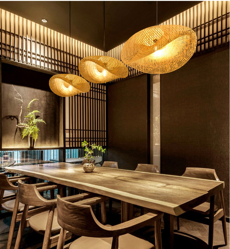 Amy | Modern Bamboo Pendant Light – Stylish, Minimalist & Perfect for Any Room