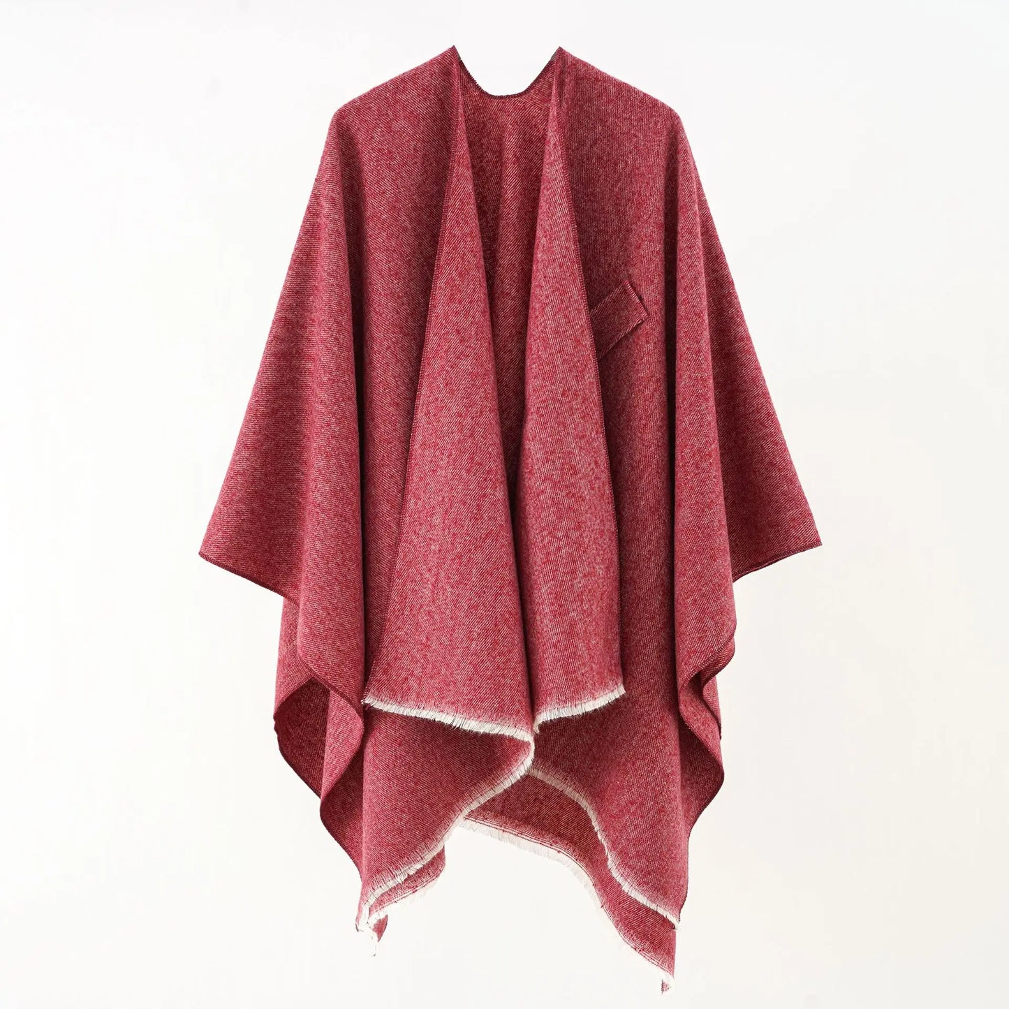 Paige | Women's Cashmere Poncho – Retro & Stylish Shawl Cloak for Cozy Elegance