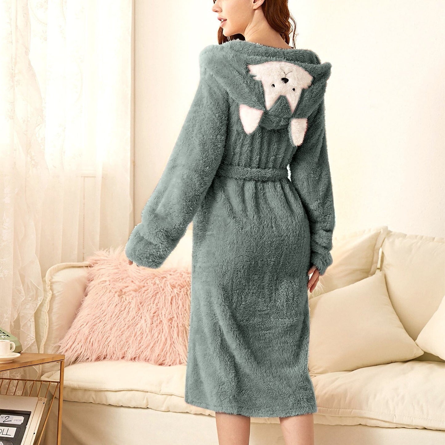 Adelina | Women's Plush Bathrobe – Soft, Cozy & Elegant Loungewear