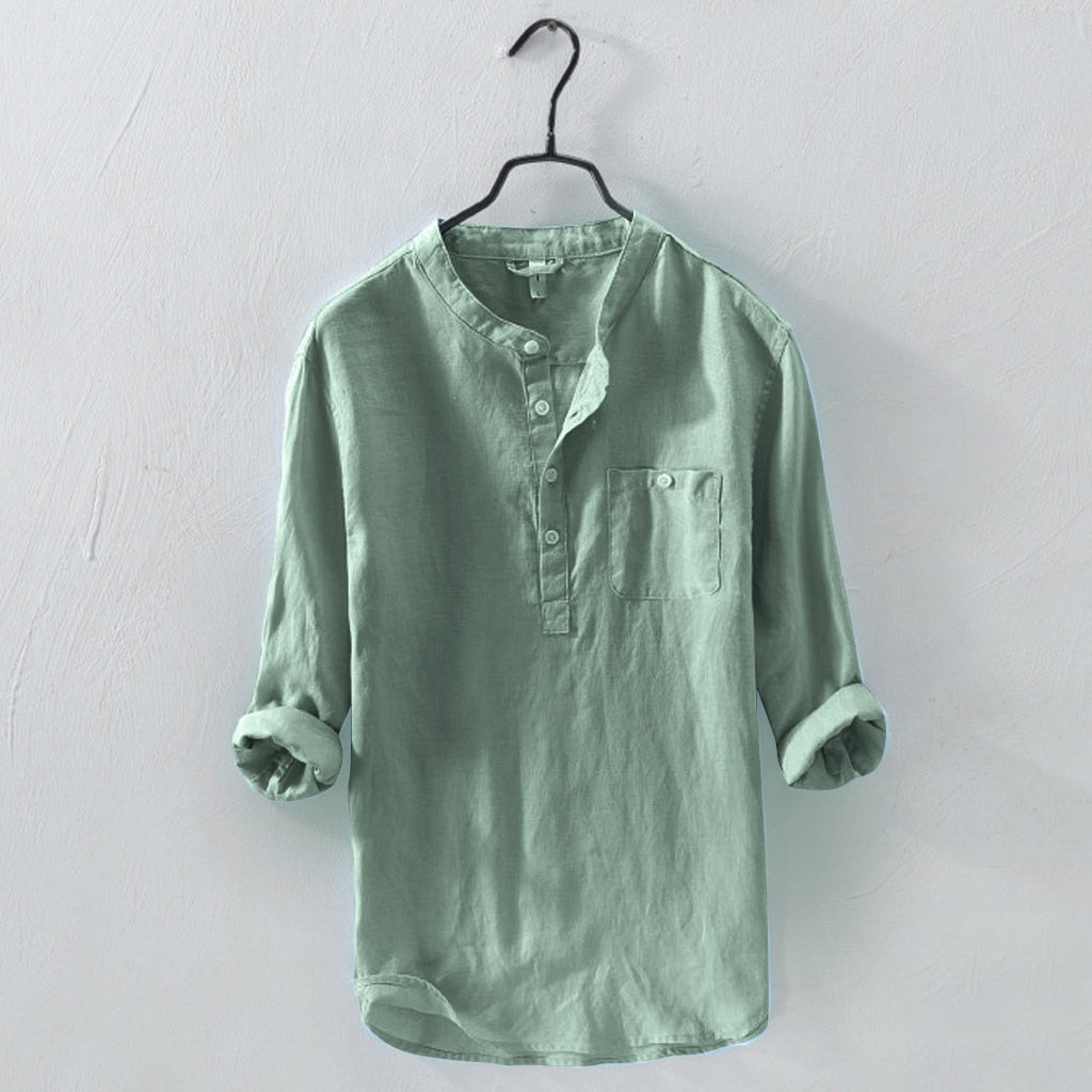 Billy | Men's Breathable Linen Shirt – Comfortable, Versatile & Timeless