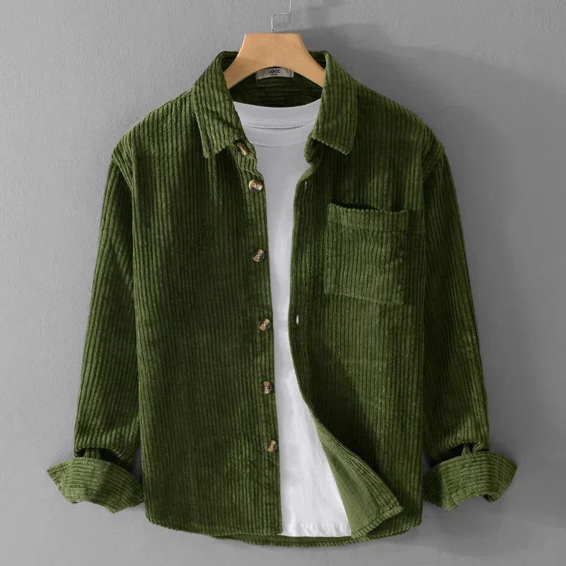 Victor | Men's Corduroy Shirt Jacket - Perfect for Casual Layering