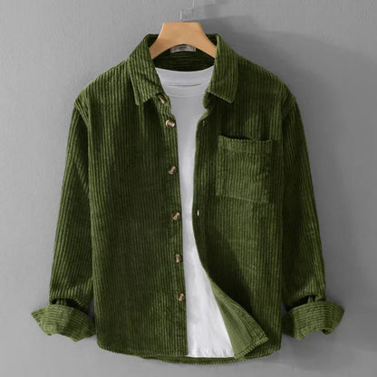 Victor | Men's Corduroy Shirt Jacket - Perfect for Casual Layering