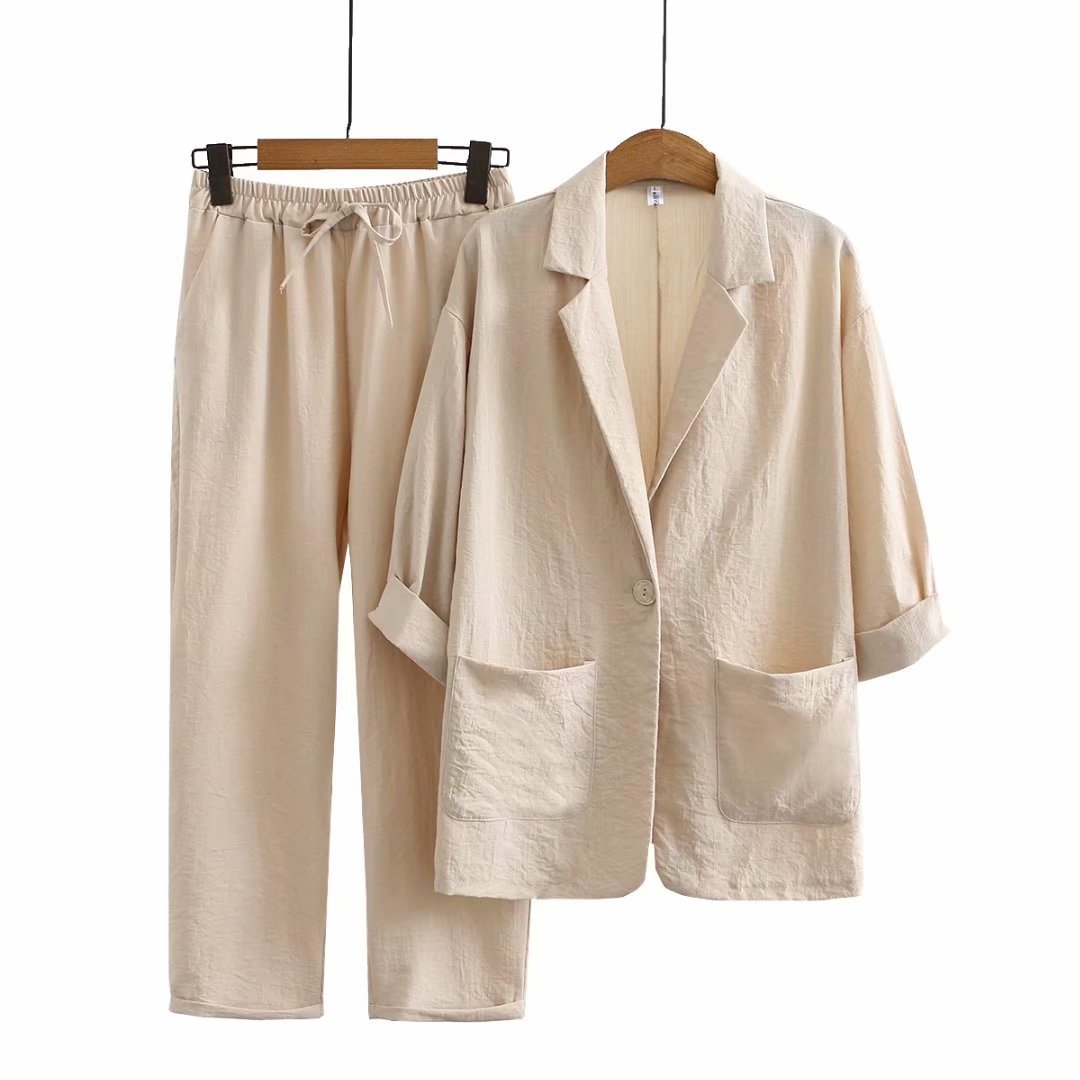 Michelle | Women's Linen Two-Piece Set – Breezy, Chic & Perfect for Summer