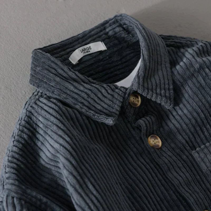 Victor | Men's Corduroy Shirt Jacket - Perfect for Casual Layering