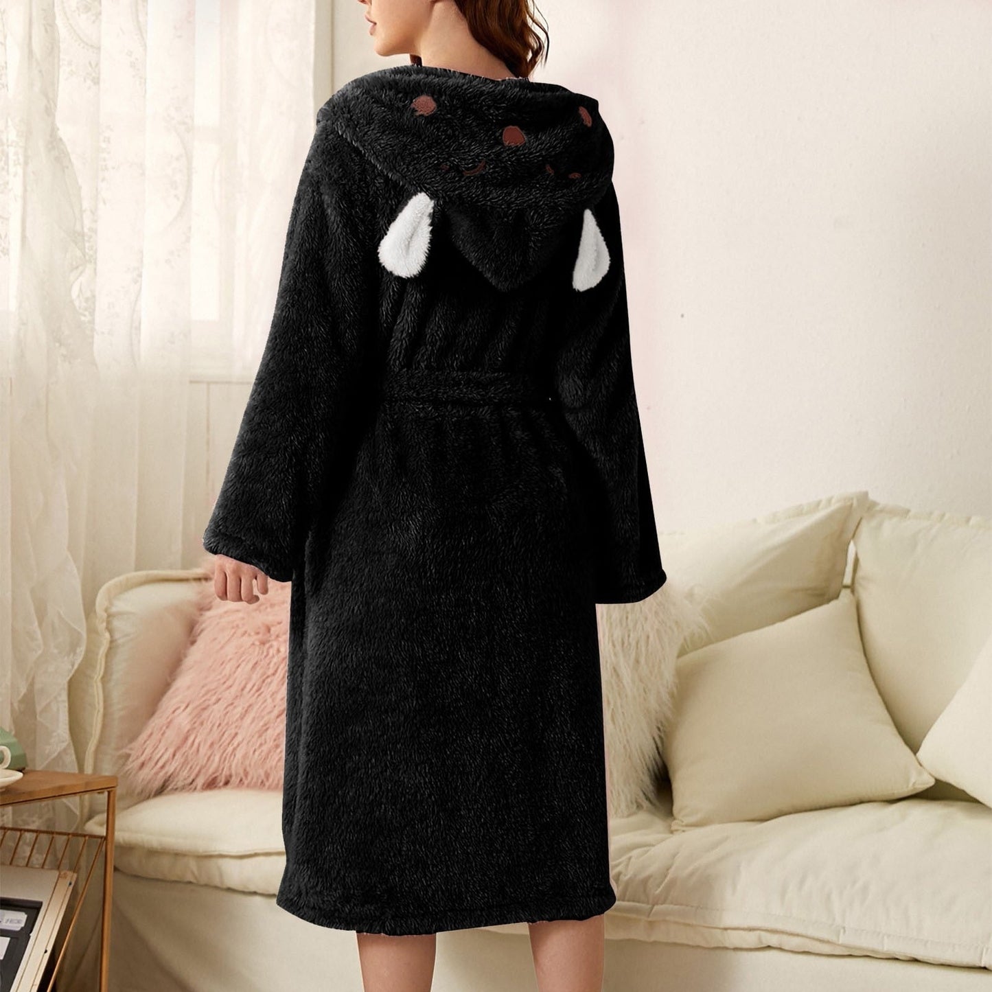 Adelina | Women's Plush Bathrobe – Soft, Cozy & Elegant Loungewear