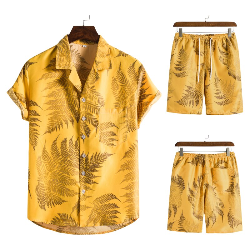 Ahmed | Men's Hawaiian Shirt & Shorts Set – Vibrant, Breezy & Perfect for Summer