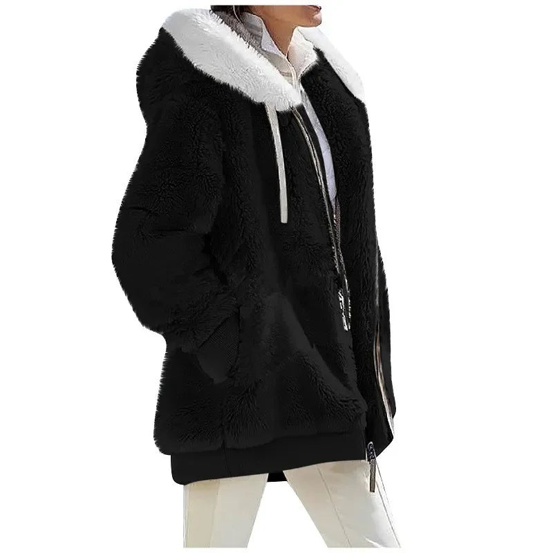 Jade | Women's Fleece Jacket with Hood – Soft, Warm & Ultra-Cozy