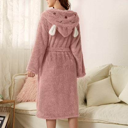 Adelina | Women's Plush Bathrobe – Soft, Cozy & Elegant Loungewear