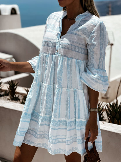 Sara | Women's Bohemian Ruffle Dress – Lightweight, Chic & Perfect for Summer