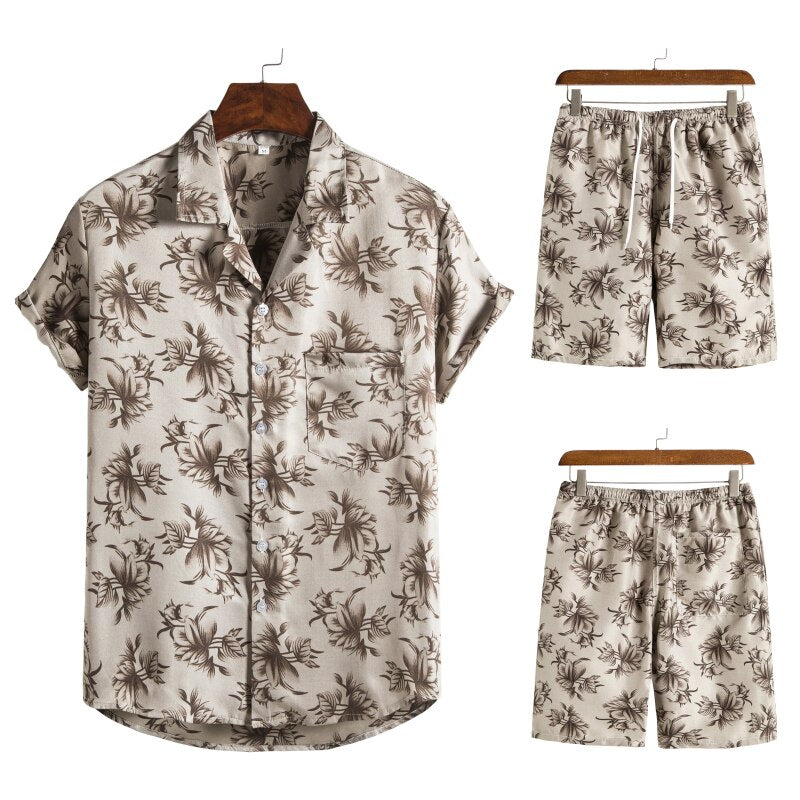 Ahmed | Men's Hawaiian Shirt & Shorts Set – Vibrant, Breezy & Perfect for Summer