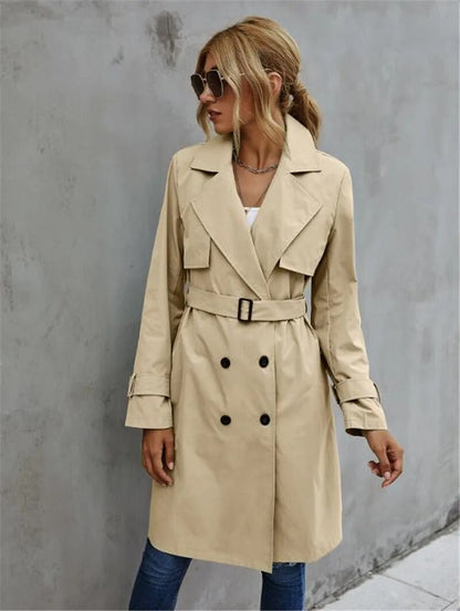 Maiah | Women's Classic Trench Coat – Timeless, Elegant & Perfect for Any Occasion