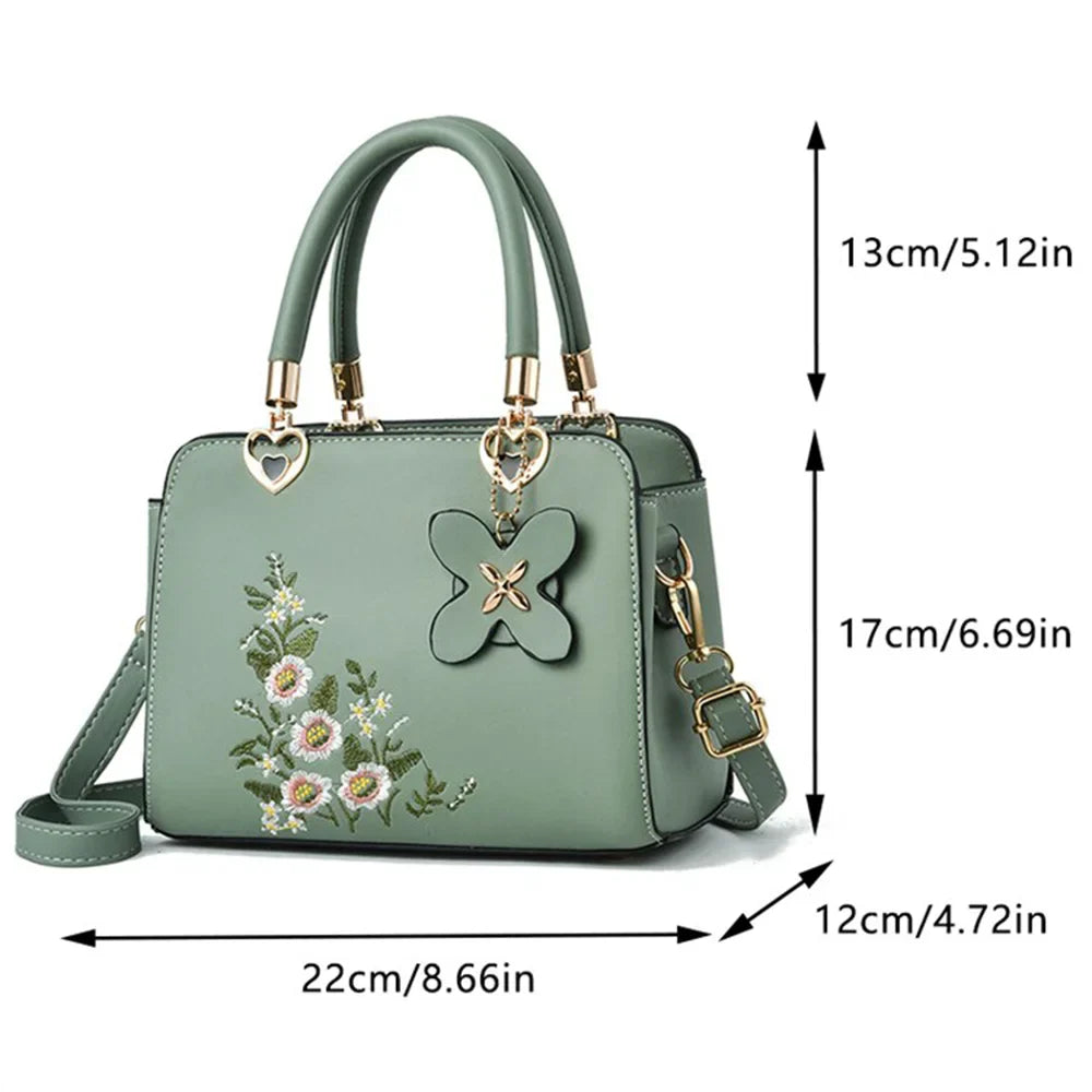 Lyra | Women's Crossbody Bag - Elegant with Stunning Embroidery