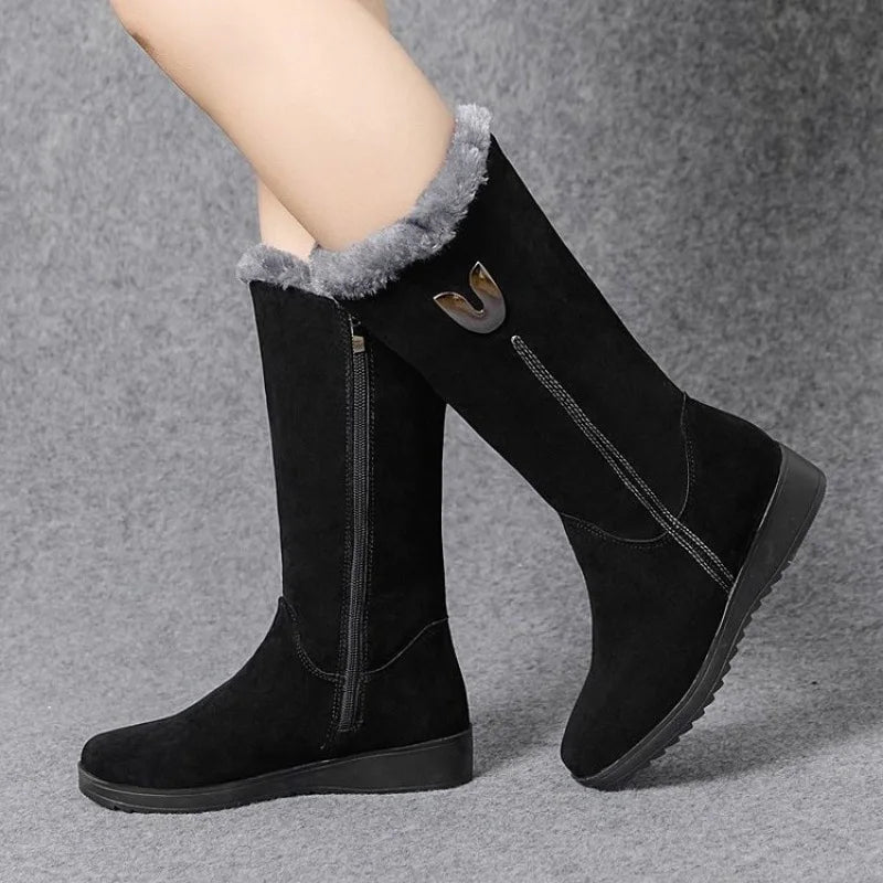 Erika | Women's Winter Boots – Fleece-Lined, Cozy & Anti-Slip Sole