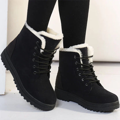 Jazmine | Women's Winter Boots – Fleece-Lined, Lace-Up & Ultra-Cozy