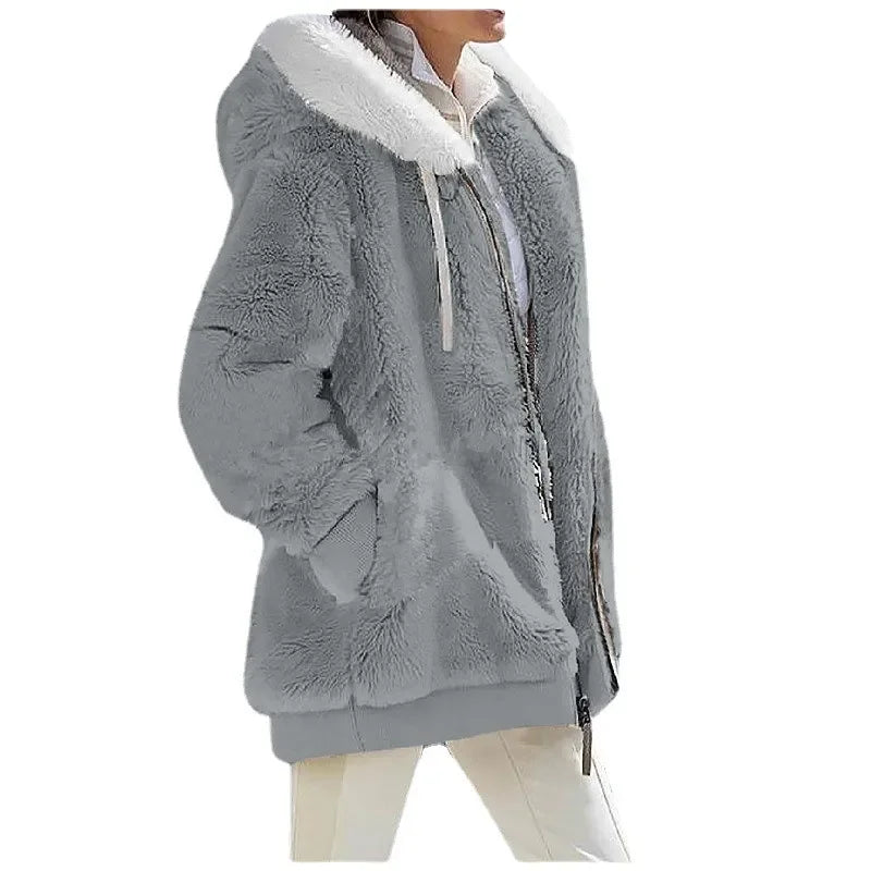 Jade | Women's Fleece Jacket with Hood – Soft, Warm & Ultra-Cozy