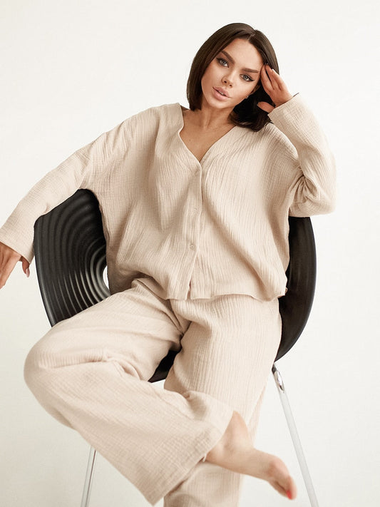 Bonnie | Women's Cozy Lounge Set – Warm, Elegant & Designed for Comfort